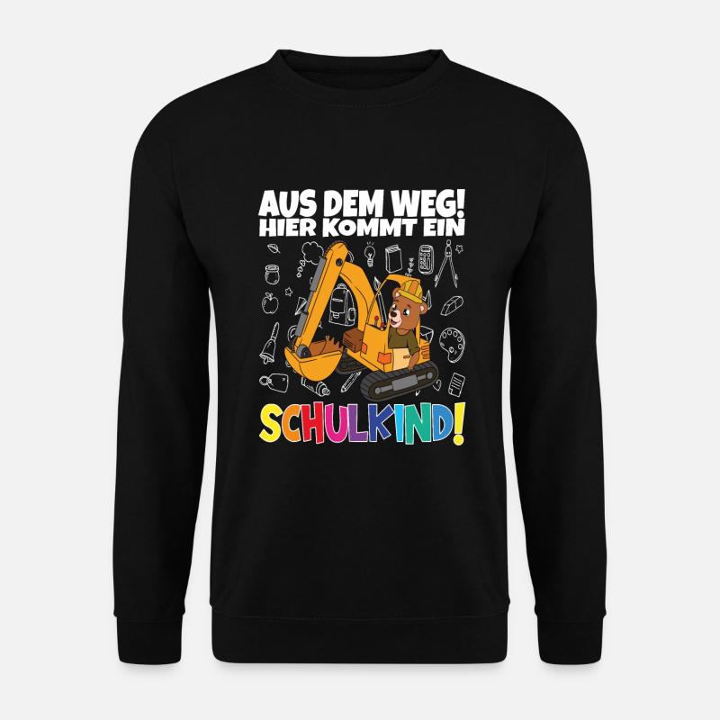 schulkinder outfit erstklassig - Unisex Pullover - Schwarz