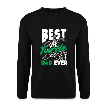 Tortue Tortue Mer Cadeau - Sweat-shirt Unisexe - noir - Devant - Alina (178cm) & Michal (187cm)