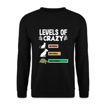 Tortue Tortue Mer Cadeau - Sweat-shirt Unisexe - noir - Devant - Alina (178cm) & Michal (187cm)