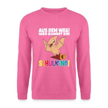 Écolier 2024 entrant à l'école - Sweat-shirt Unisexe - rose - Devant