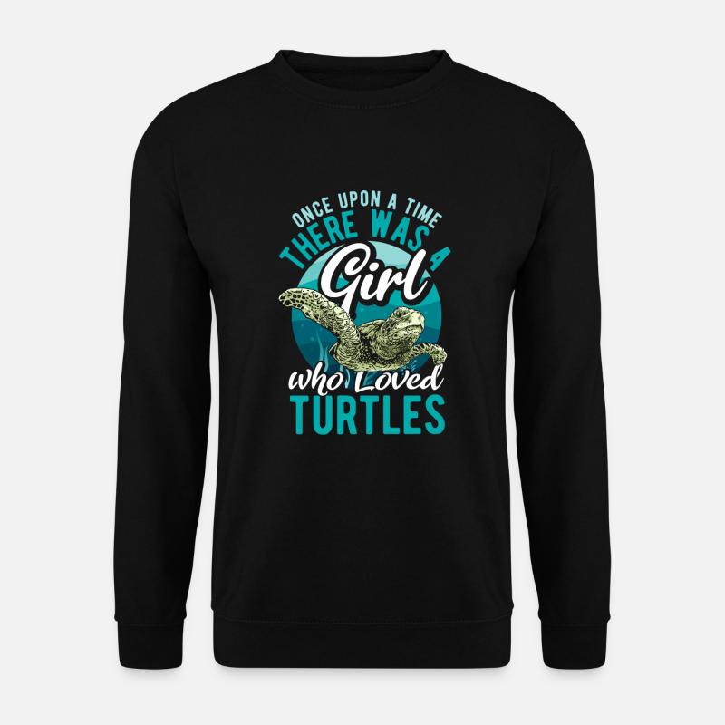 Schildkröte Meeresschildkröte Geschenk - Unisex Pullover - Schwarz