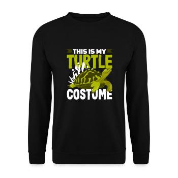Tortue Tortue Mer Cadeau - Sweat-shirt Unisexe - noir - Devant - Alina (178cm) & Michal (187cm)