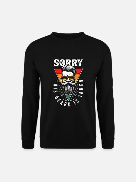Bartpflege Bart Liebhaber Männer Bart - Unisex Pullover - Schwarz
