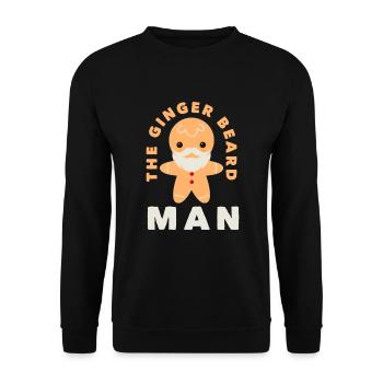 Bartpflege Bart Liebhaber Männer Bart - Unisex Pullover - Schwarz - Vorne - Alina (178cm) & Michal (187cm)