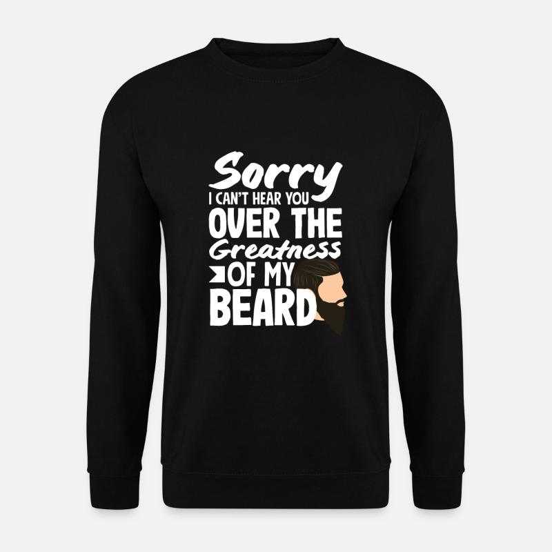 Bartpflege Bart Liebhaber Männer Bart - Unisex Pullover - Schwarz