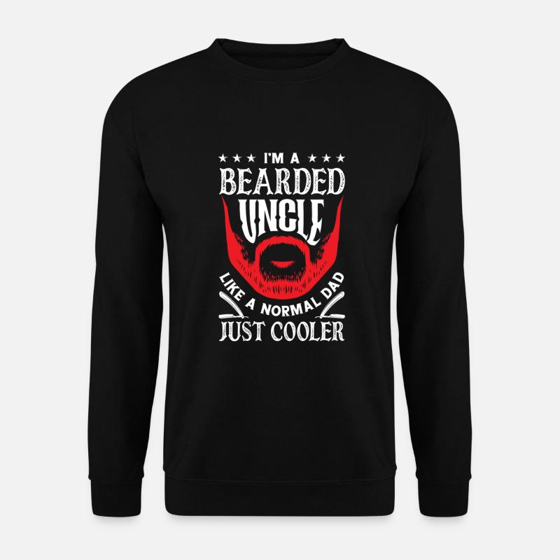 Bartpflege Bart Liebhaber Männer Bart - Unisex Pullover - Schwarz