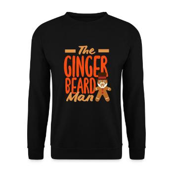 Soins de la barbe Beard Lover Hommes Barbe - Sweat-shirt Unisexe - noir - Devant - Alina (178cm) & Michal (187cm)