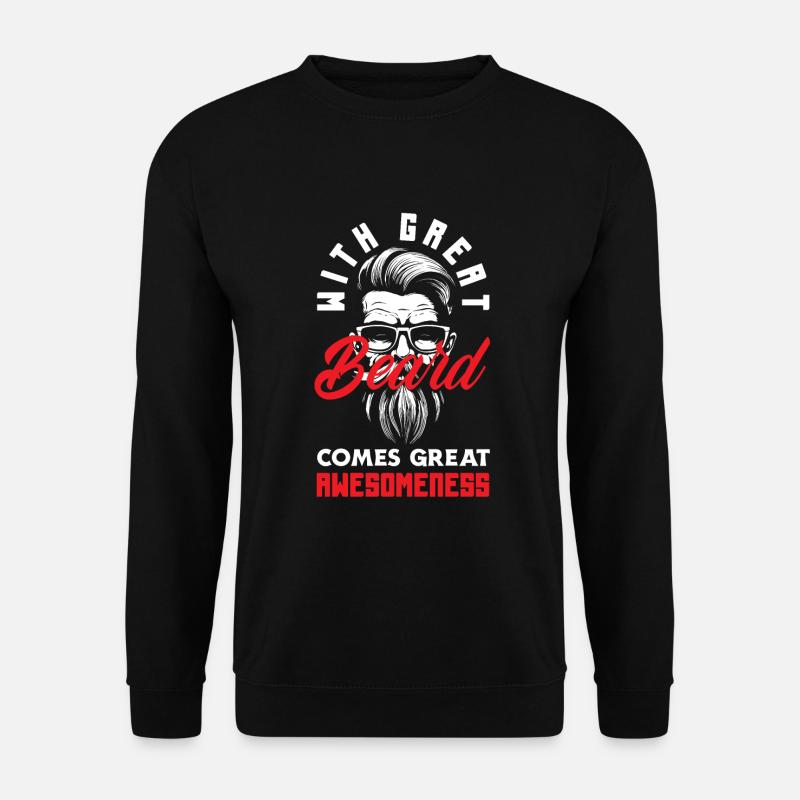 Bartpflege Bart Liebhaber Männer Bart - Unisex Pullover - Schwarz