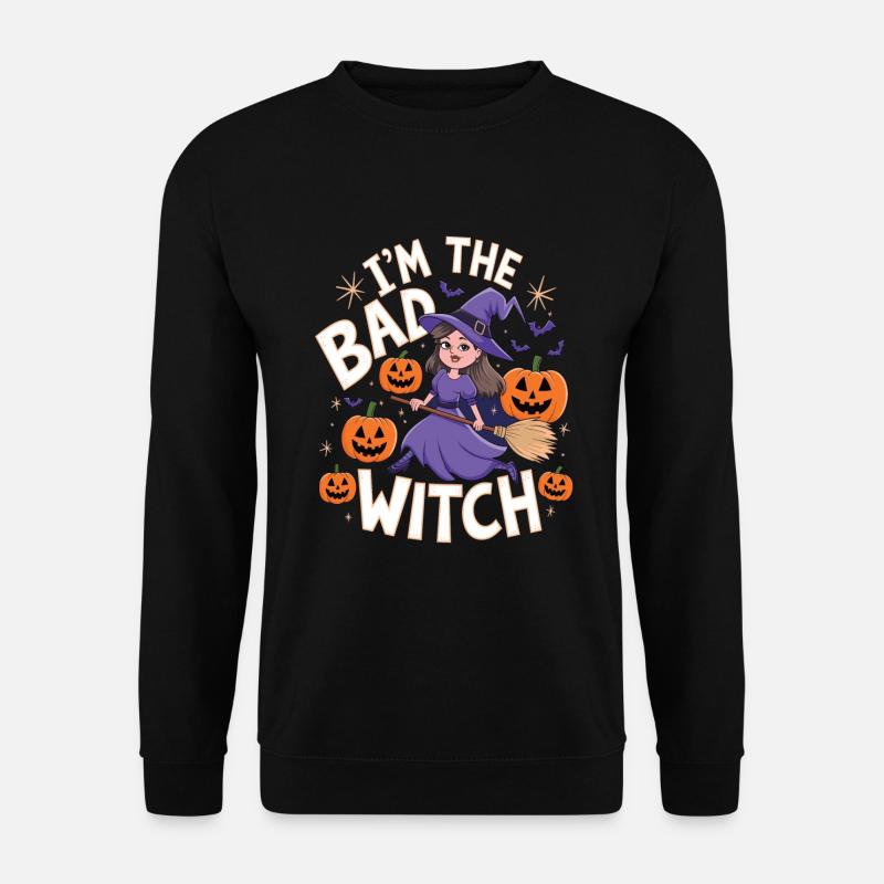 Halloween Witch I'm The Bad Witch - Unisex Pullover - Schwarz