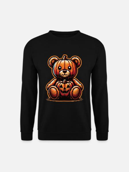 Halloween Teddy Bear Halloween Bear - Unisex Sweatshirt - black