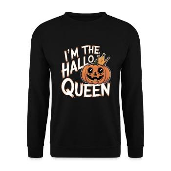 Halloween Women's Costume - Unisex Sweatshirt - black - Front - Alina (178cm) & Michal (187cm)