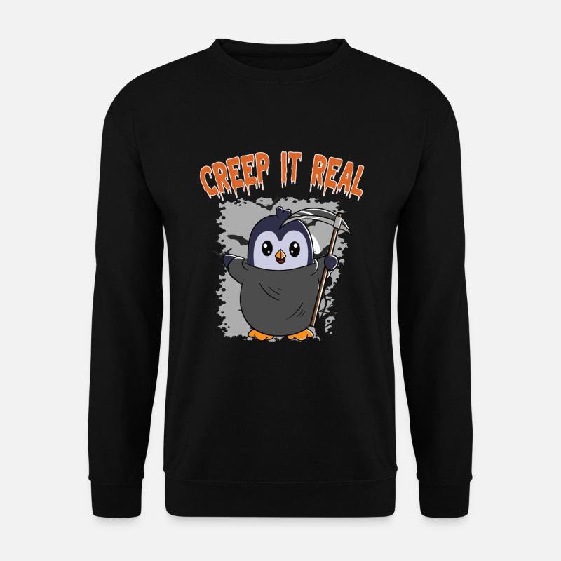 Süßer Halloween Geist Halloween - Unisex Pullover - Schwarz