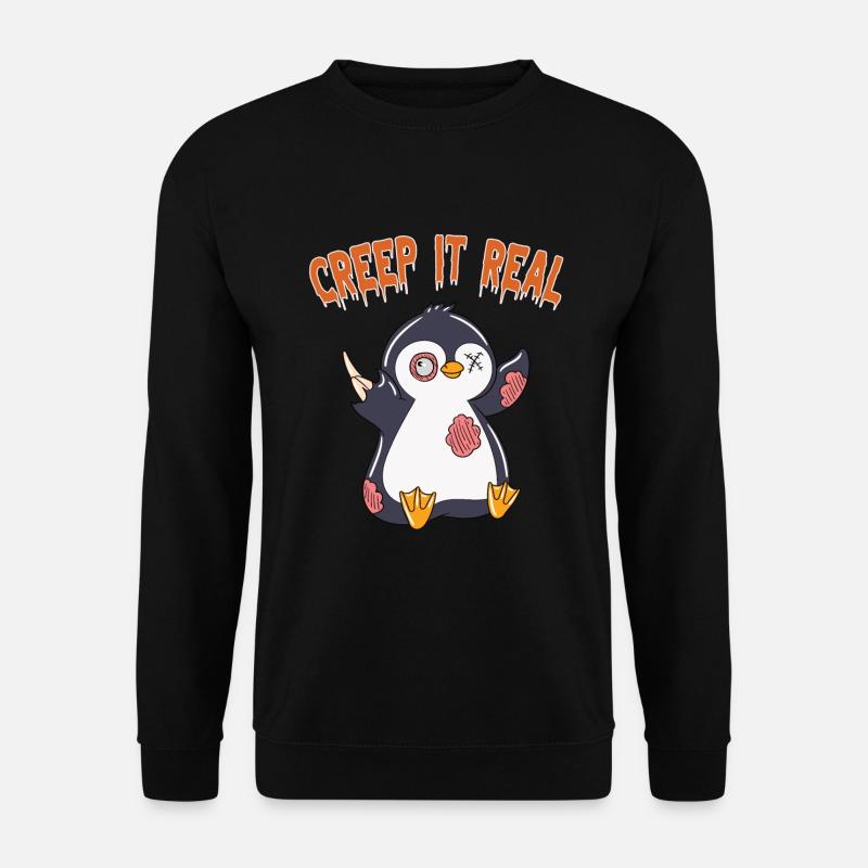 Cute Halloween Ghost Halloween - Unisex Sweatshirt - black