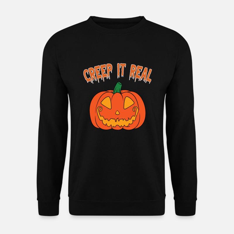 Cute Halloween Ghost Halloween - Unisex Sweatshirt - black