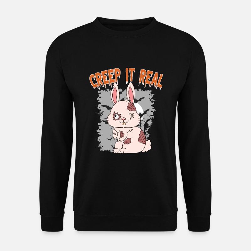 Süßer Halloween Geist Halloween - Unisex Pullover - Schwarz