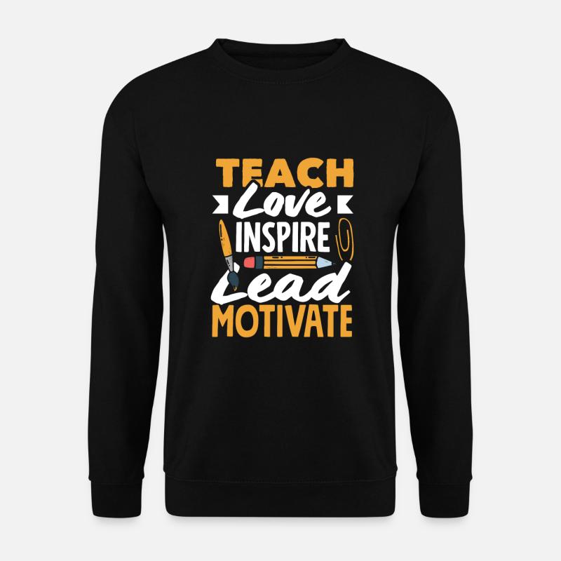 Lustiges Lehrer Lehrerinnen Geschenk - Unisex Pullover - Schwarz