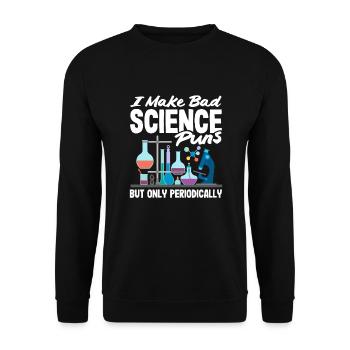 Lustiges Lehrer Lehrerinnen Geschenk - Unisex Pullover - Schwarz - Vorne - Alina (178cm) & Michal (187cm)