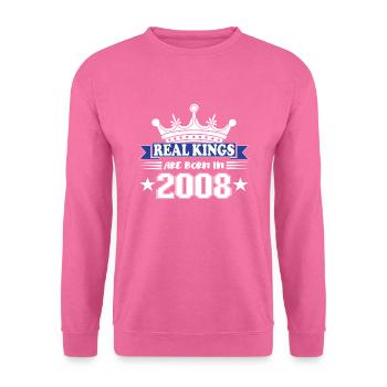 geburtsGeburtstagsgeschenk 2008 Jahrgang 2008 - Unisex Pullover - Pink - Vorne