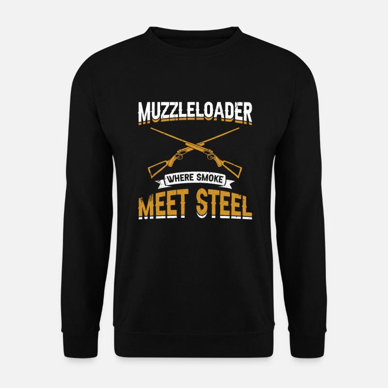 Vorderlader Muzzleloader Muzzle Loading - Unisex Sweatshirt - black