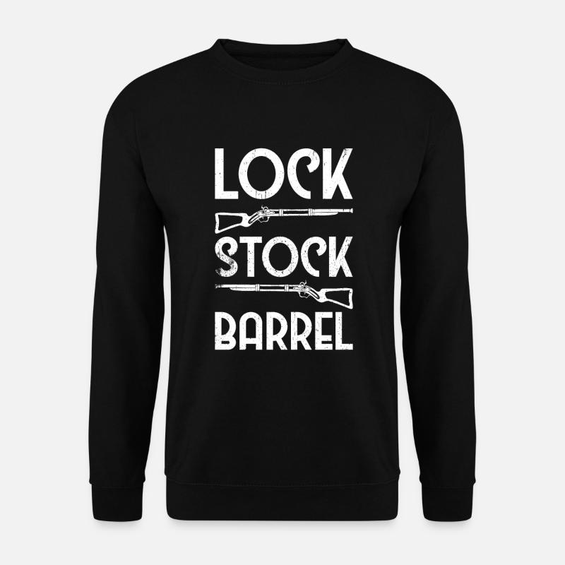Vorderlader Muzzleloader Muzzle Loading - Unisex Pullover - Schwarz