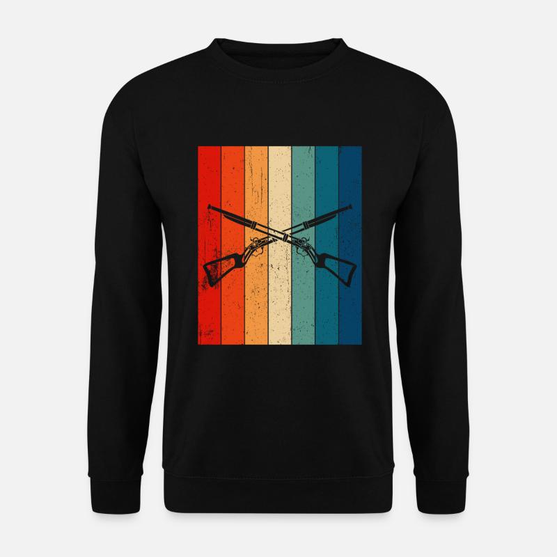 Vorderlader Muzzleloader Muzzle Loading - Unisex Pullover - Schwarz