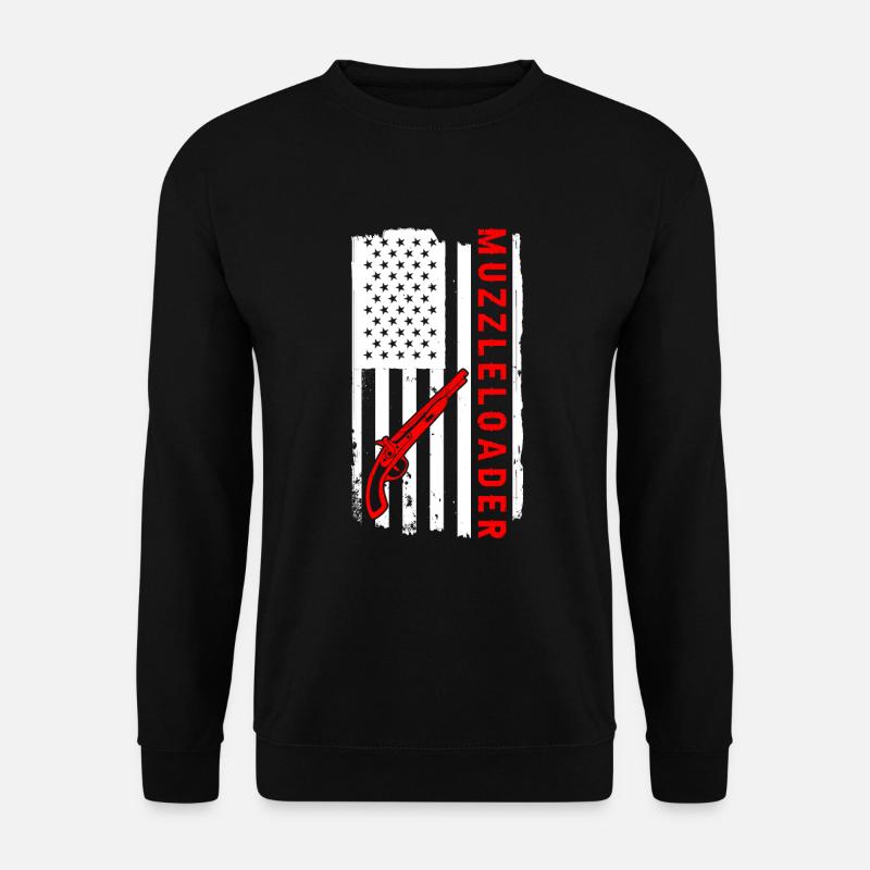 Vorderlader Muzzleloader Muzzle Loading - Unisex Pullover - Schwarz