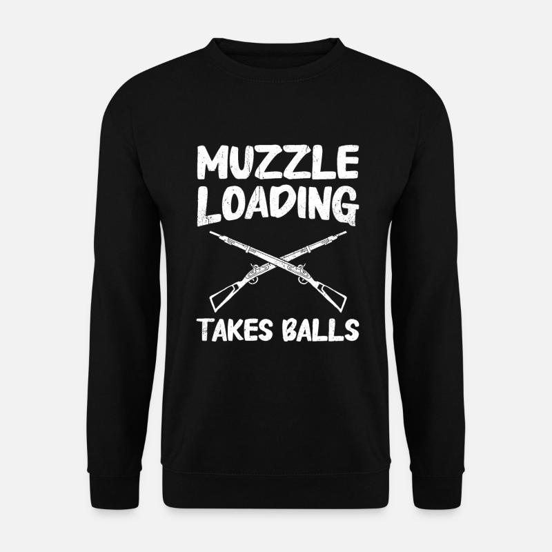 Vorderlader Muzzleloader Muzzle Loading - Unisex Sweatshirt - black