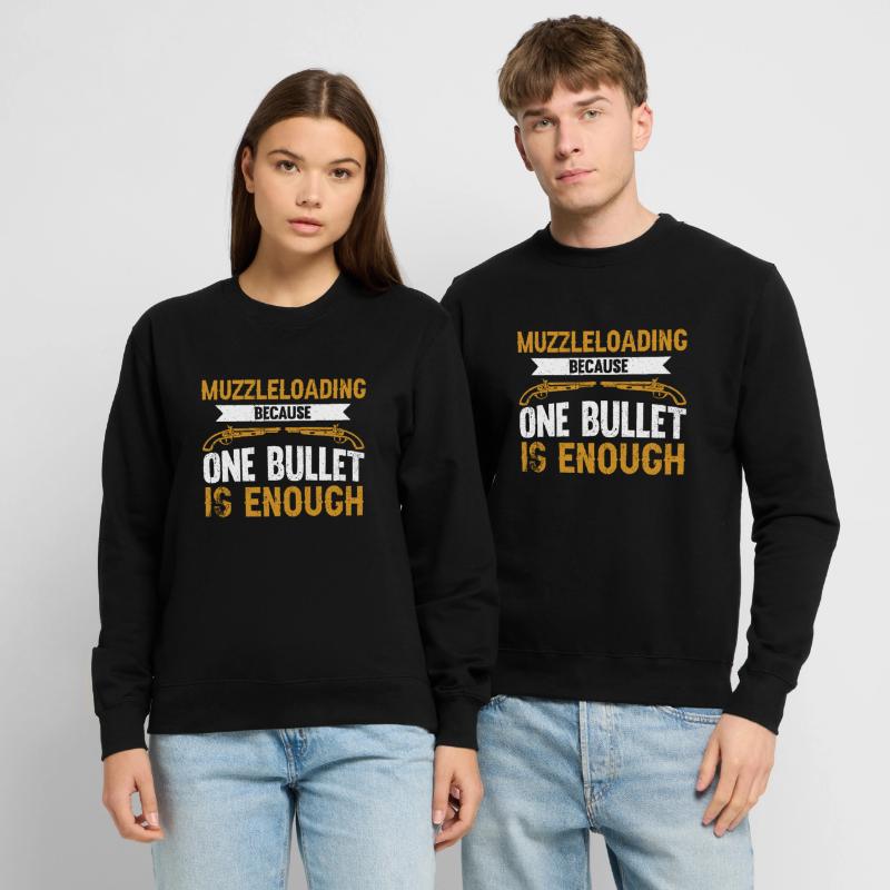 Vorderlader Muzzleloader Muzzle Loading Unisex Pullover