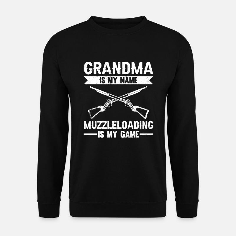 Vorderlader Muzzleloader Muzzle Loading - Unisex Pullover - Schwarz