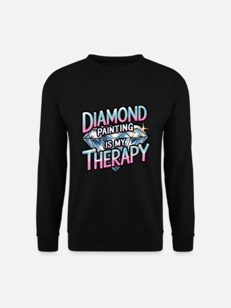Diamond Painting Diamond Painter - Unisex Sweatshirt - black