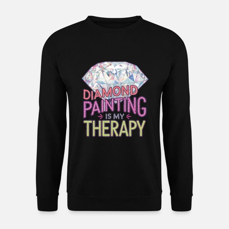Diamond Painting Diamond Painter - Unisex Pullover - Schwarz