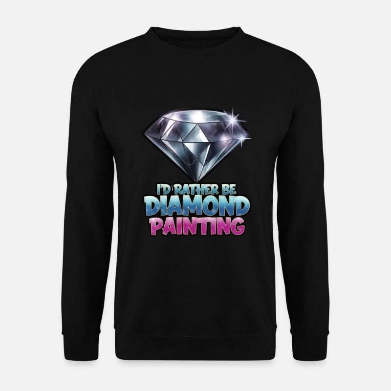 Diamond Painting Diamond Painter - Unisex Sweatshirt - black