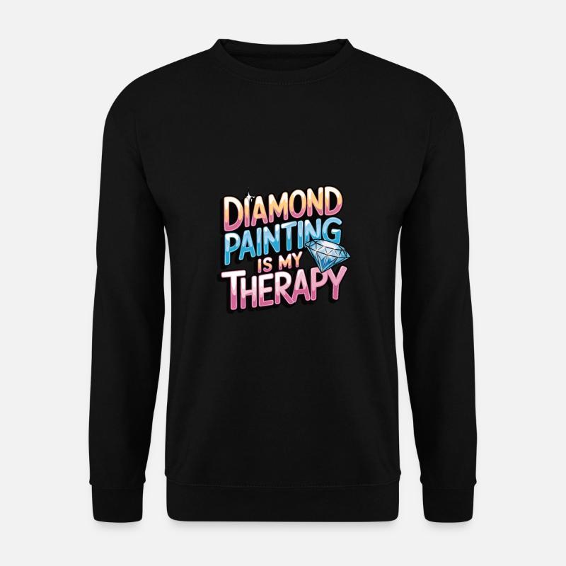 Diamond Painting Diamond Painter - Unisex Sweatshirt - black