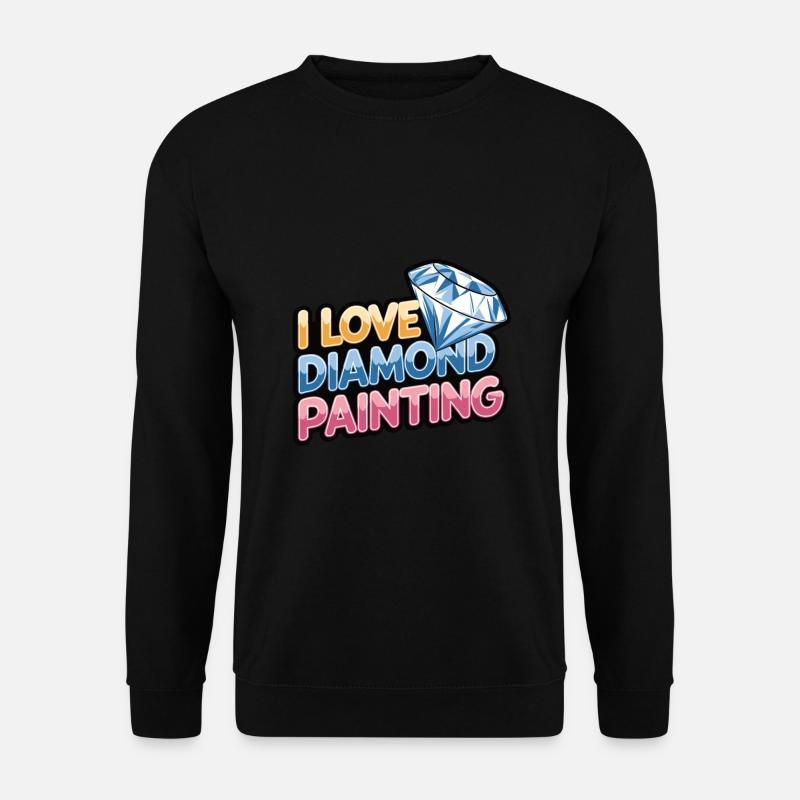 Diamond Painting Diamond Painter - Unisex Sweatshirt - black