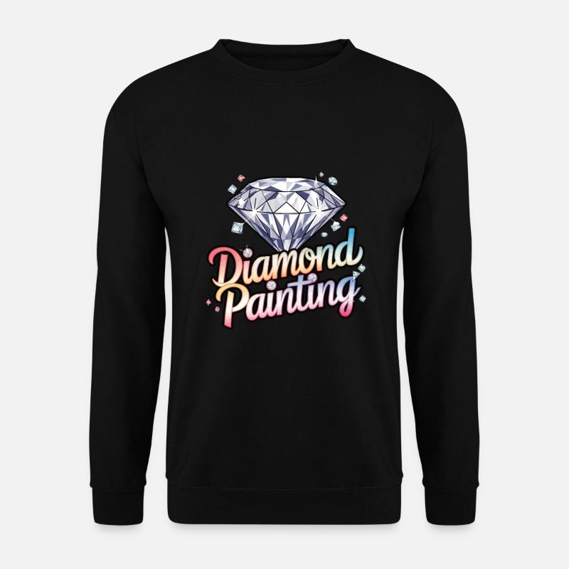 Diamond Painting Diamond Painter - Unisex Pullover - Schwarz
