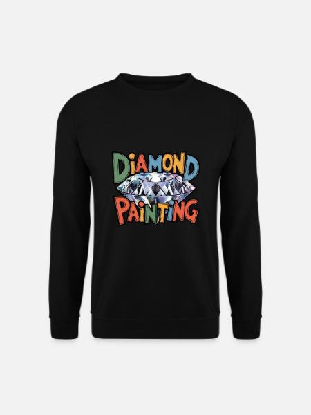 Diamond Painting Diamond Painter - Unisex Sweatshirt - black