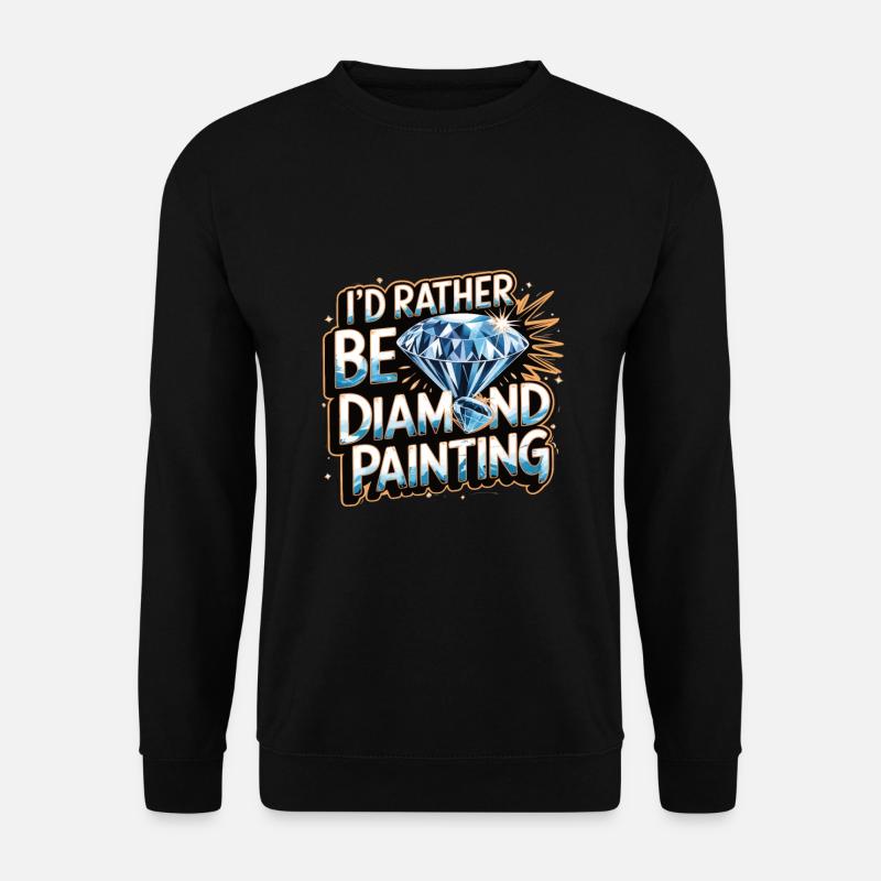 Diamond Painting Diamond Painter - Unisex Sweatshirt - black