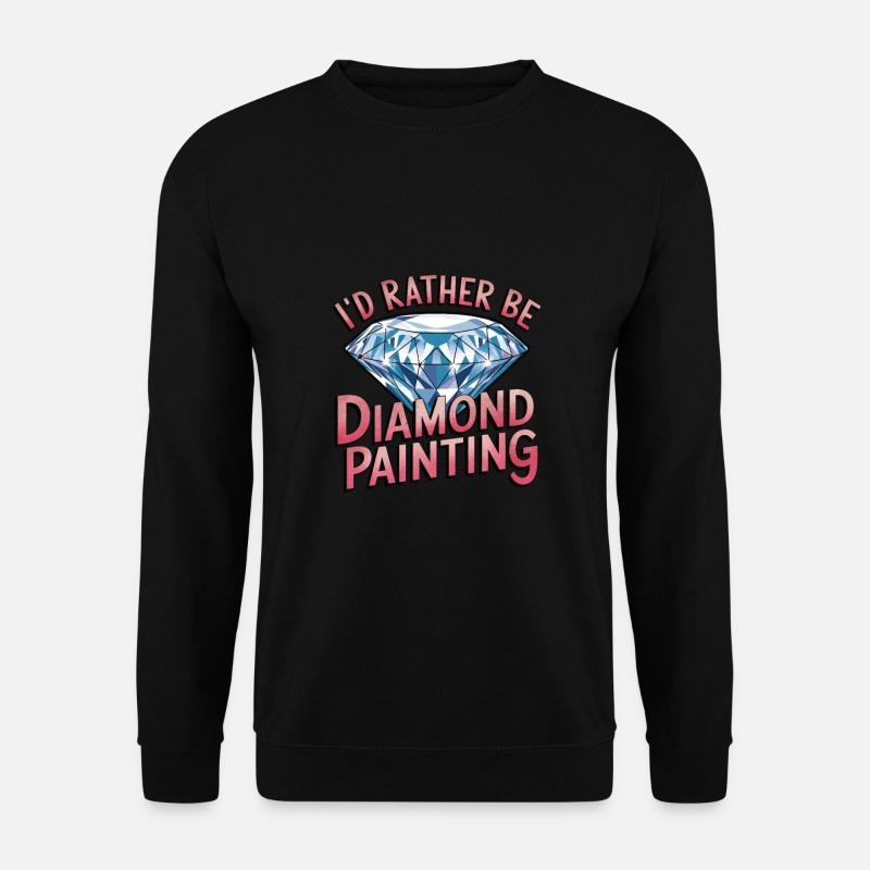 Diamond Painting Diamond Painter - Unisex Sweatshirt - black
