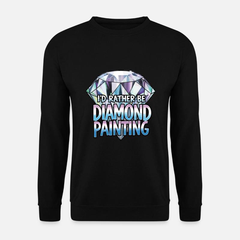 Diamond Painting Diamond Painter - Unisex Sweatshirt - black