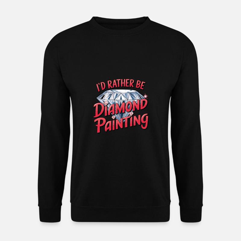 Diamond Painting Diamond Painter - Unisex Sweatshirt - black