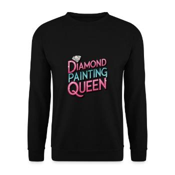 Diamond Painting Diamond Painter - Unisex Pullover - Schwarz - Vorne - Alina (178cm) & Michal (187cm)