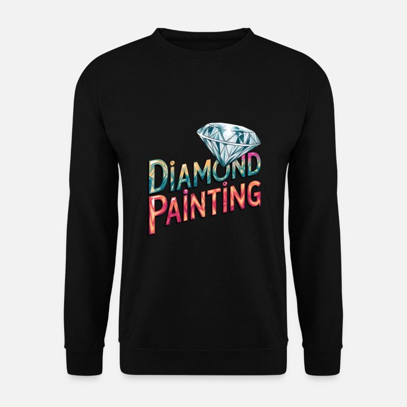 Diamond Painting Diamond Painter - Unisex Sweatshirt - black