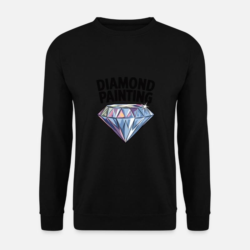 Diamond Painting Diamond Painter - Unisex Sweatshirt - black