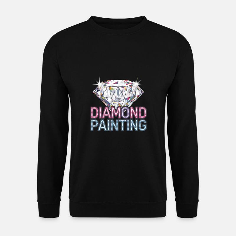 Diamond Painting Diamond Painter - Unisex Sweatshirt - black
