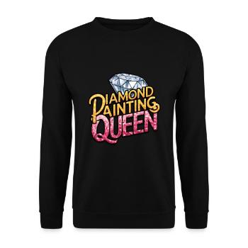 Diamond Painting Diamond Painter - Unisex Pullover - Schwarz - Vorne - Alina (178cm) & Michal (187cm)