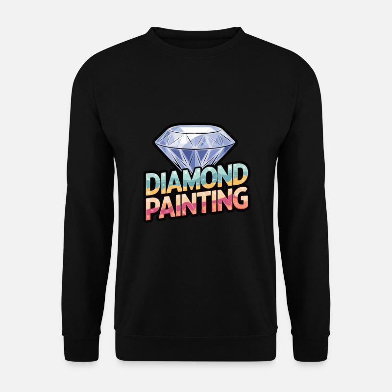 Diamond Painting Diamond Painter - Unisex Sweatshirt - black
