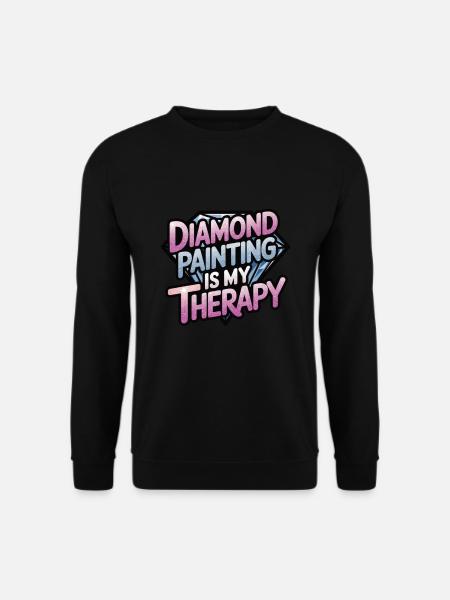 Diamond Painting Diamond Painter - Unisex Sweatshirt - black