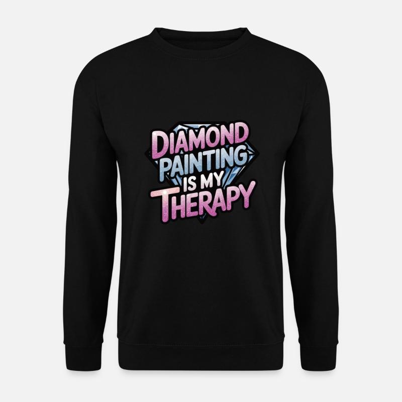 Diamond Painting Diamond Painter - Unisex Sweatshirt - black