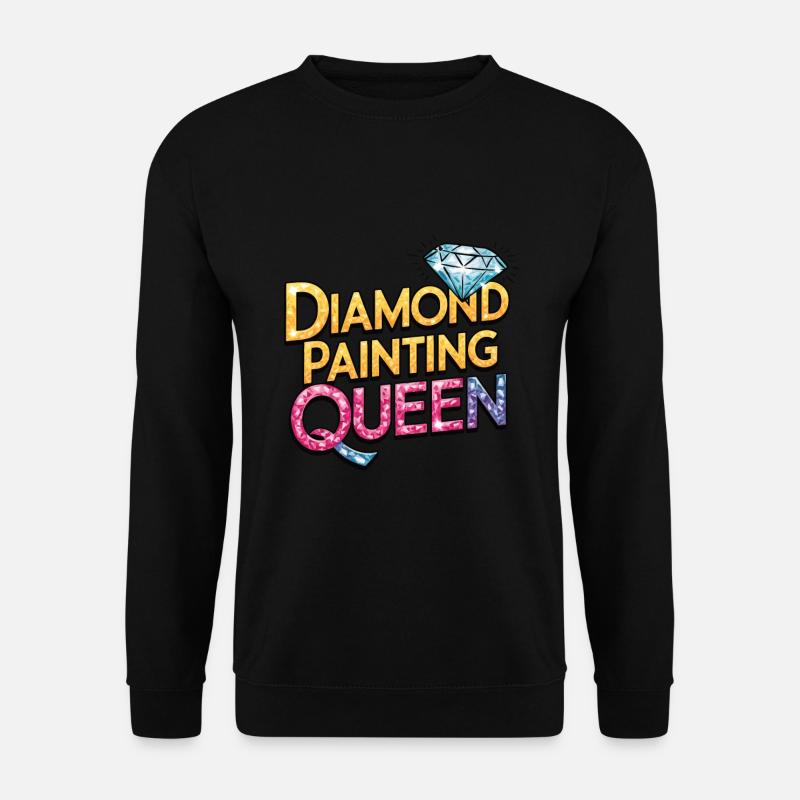 Diamond Painting Diamond Painter - Unisex Sweatshirt - black