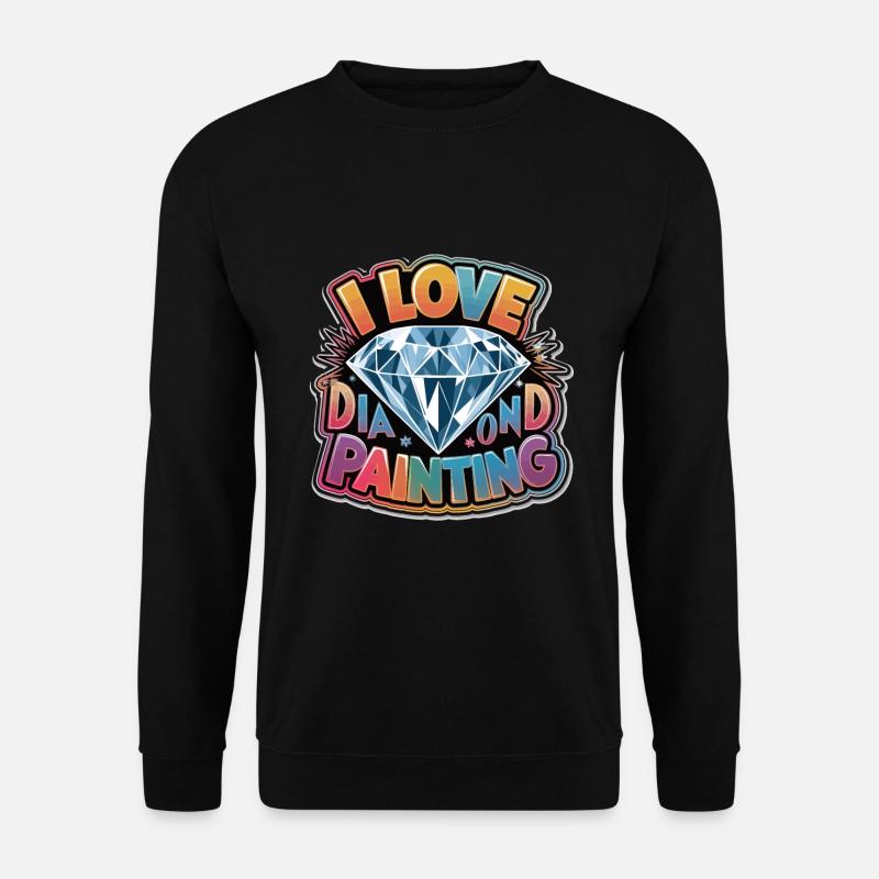 Diamond Painting Diamond Painter - Unisex Sweatshirt - black